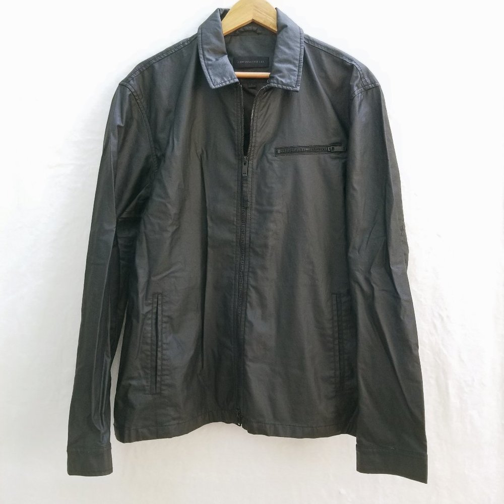 John Varvatos Size Large Cotton Linen Jacket